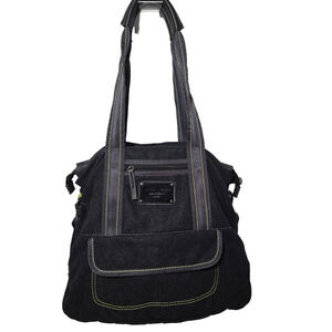 Lululemon Athletica Lucky Wool Charcoal Gray Neon XL Gym Yoga Laptop Tote Bag